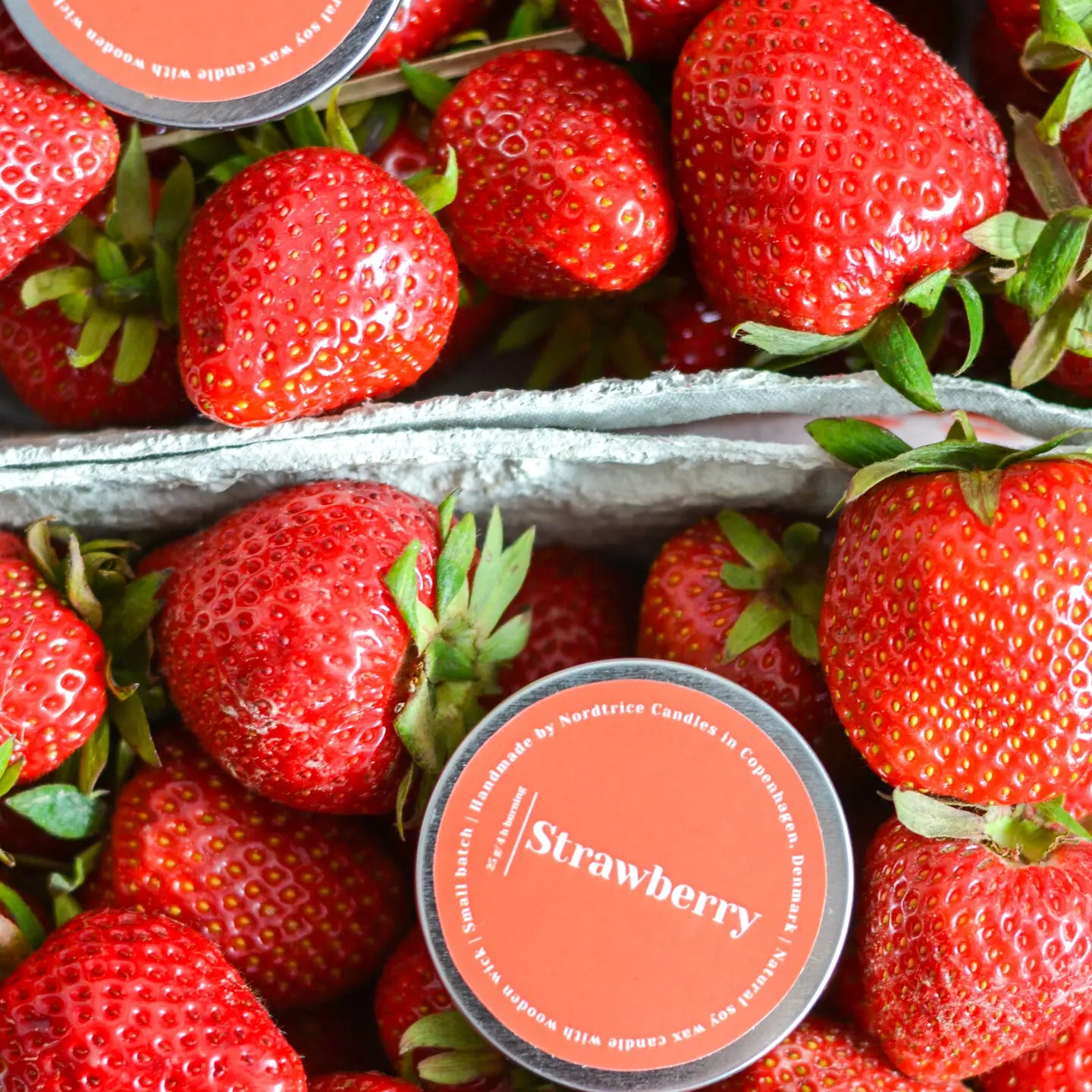 Mini-Duftkerzen aus Soja, Strawberry