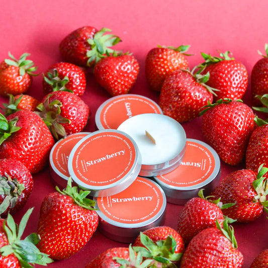 Mini-Duftkerzen aus Soja, Strawberry