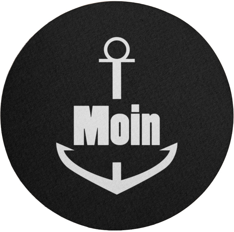 GESCHENKSET Motiv *Anker Moin* Tasse + Untersetzer + Aufkleber