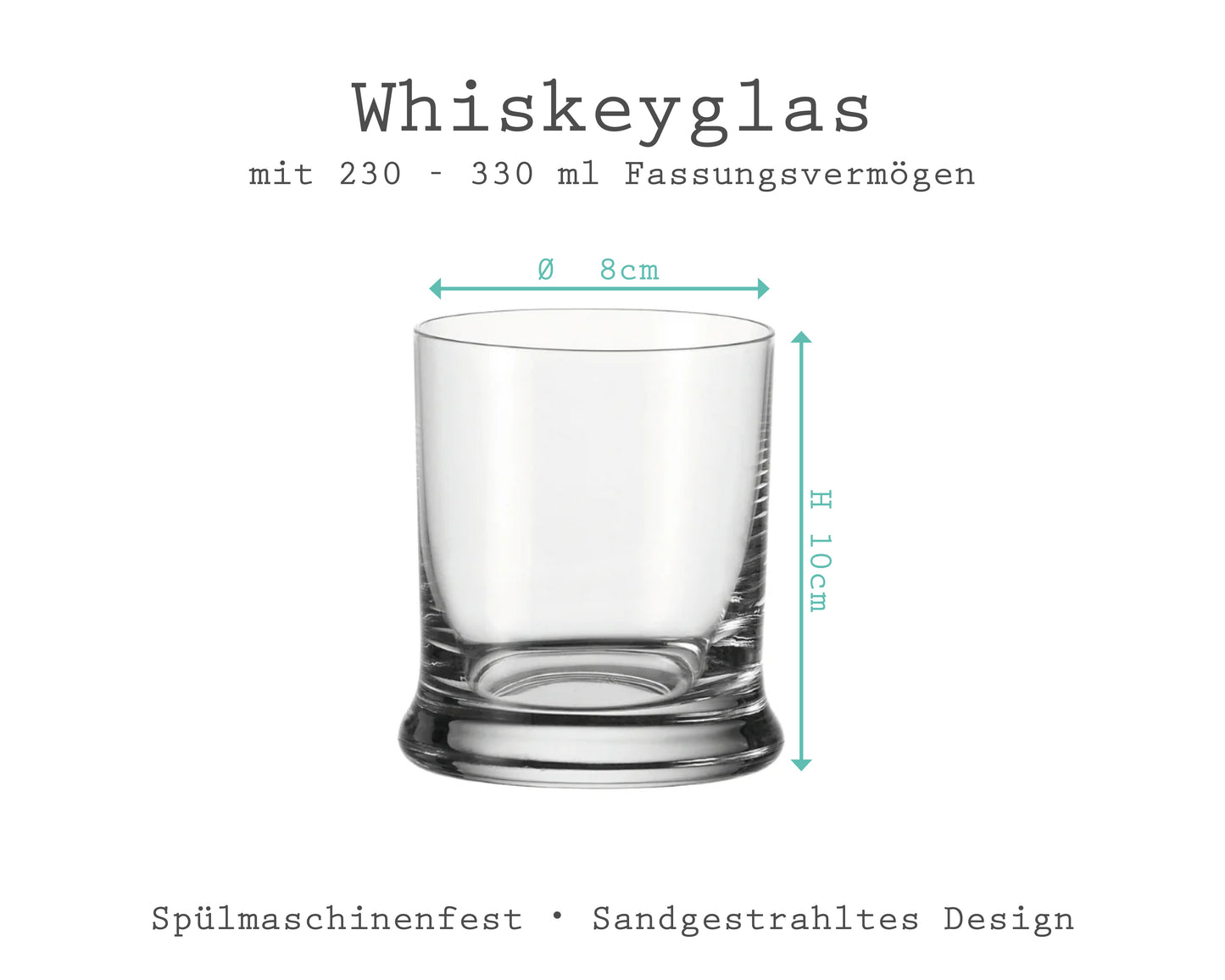 Whiskyglas Veterano Style mit Stier – personalisiert mit Name - Geschenk für Männer