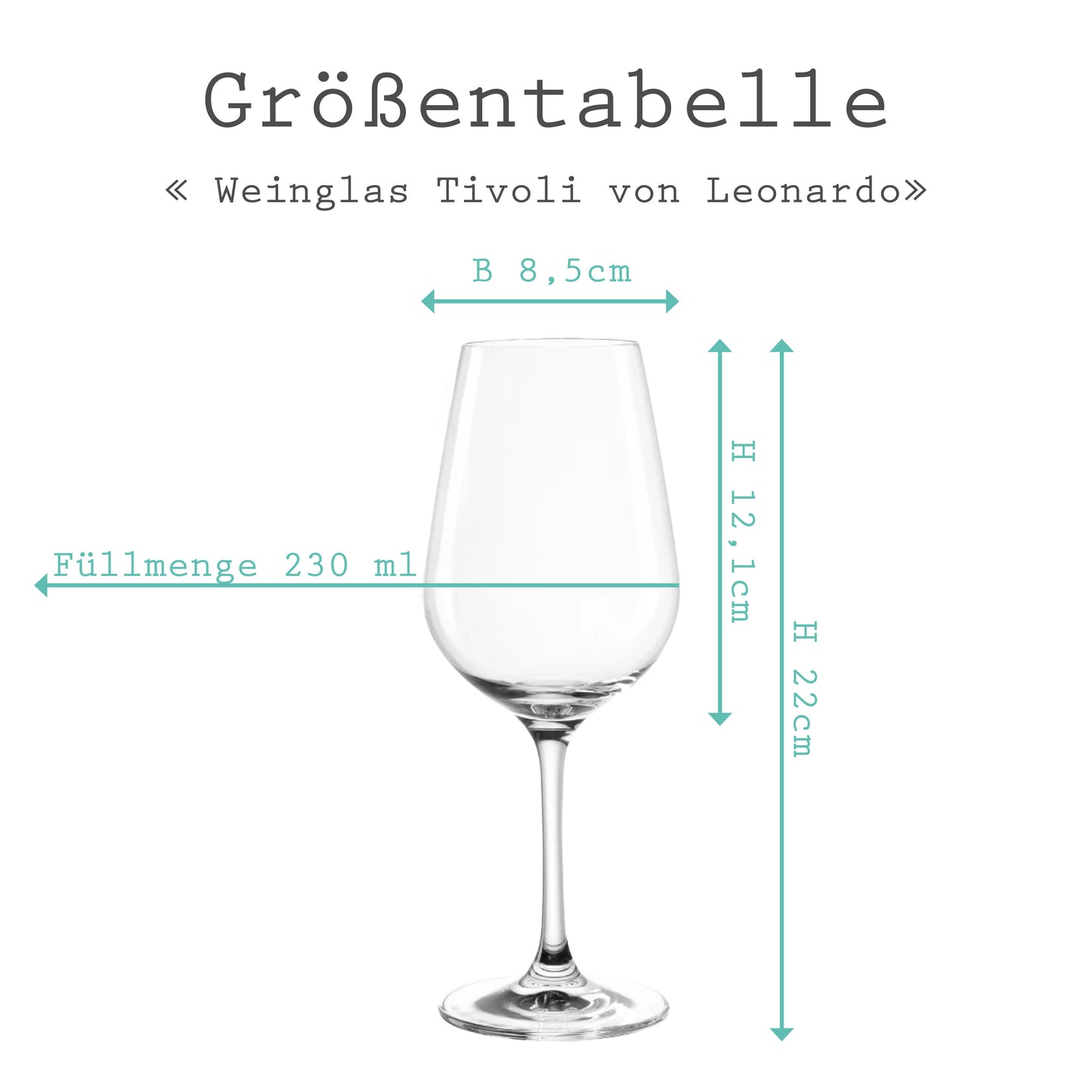 Weinglas mit Motiv *Wein & Freunde*