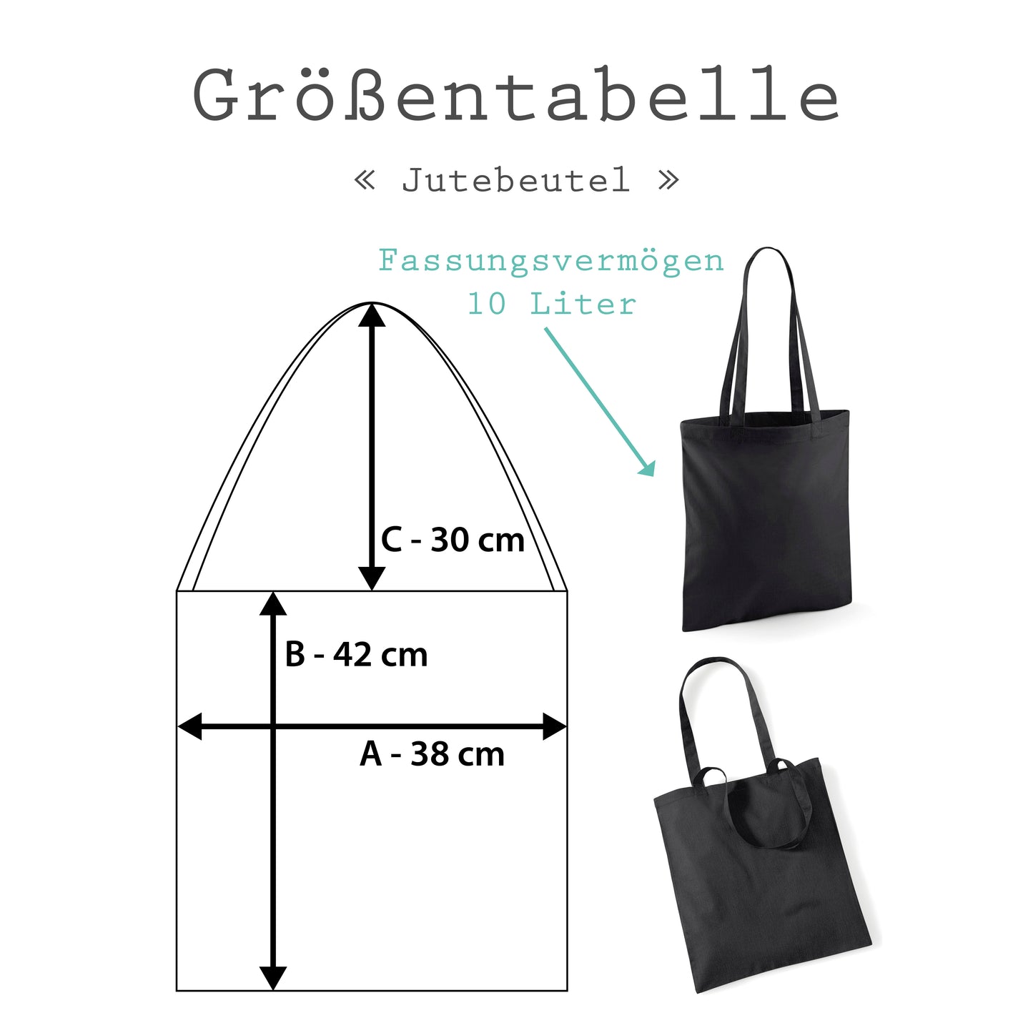 Tasche mit Aufdruck & Motiv *Anker Moin Tau*