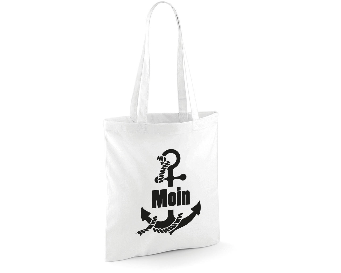 Tasche mit Aufdruck & Motiv *Anker Moin Tau*