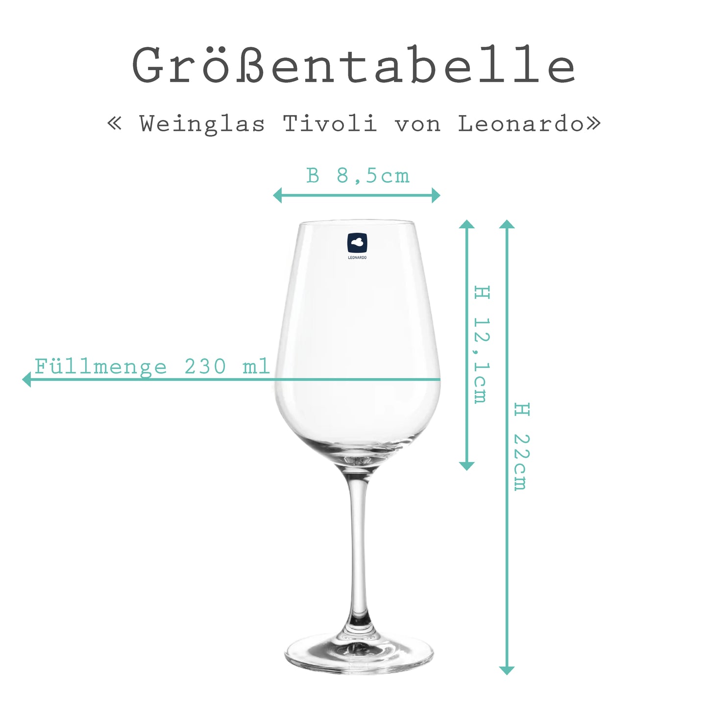 Weinglas mit Motiv *Wein & Freunde*