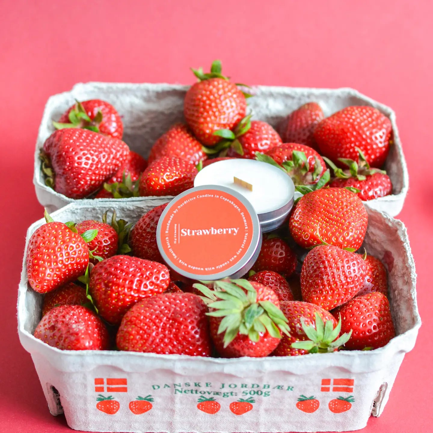 Mini-Duftkerzen aus Soja, Strawberry