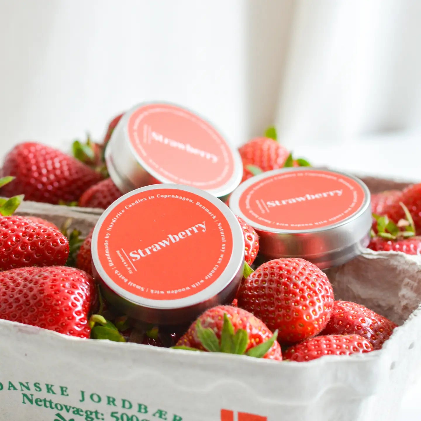 Mini-Duftkerzen aus Soja, Strawberry