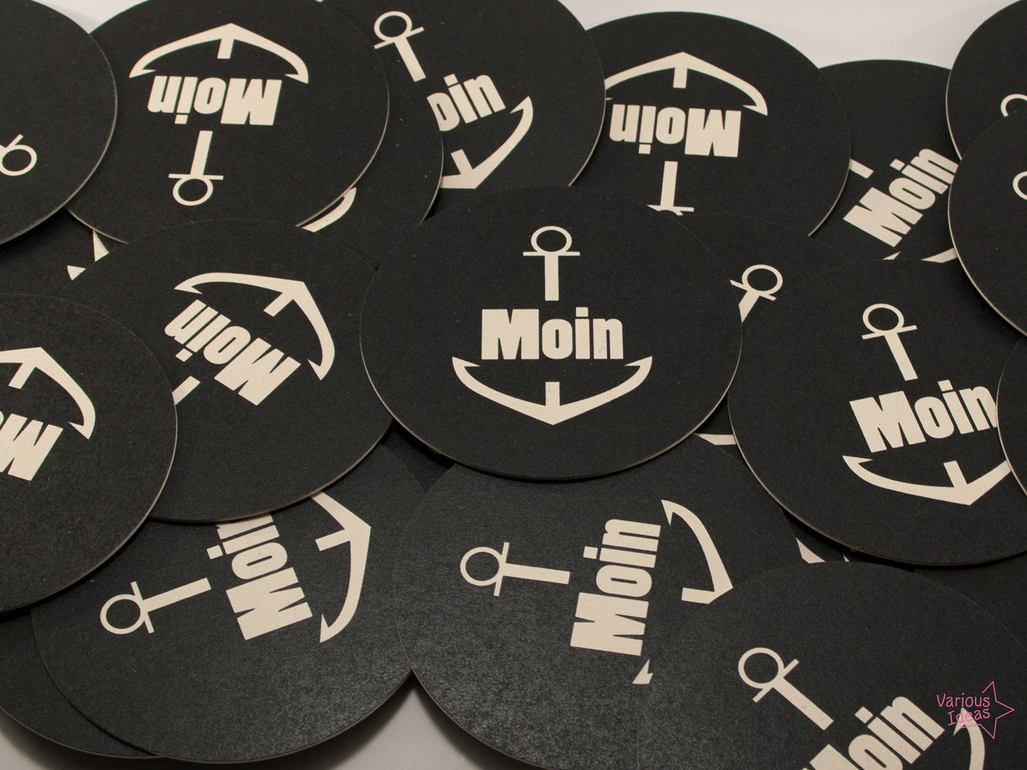 Original Bierdeckel Anker Moin! 6er Paket