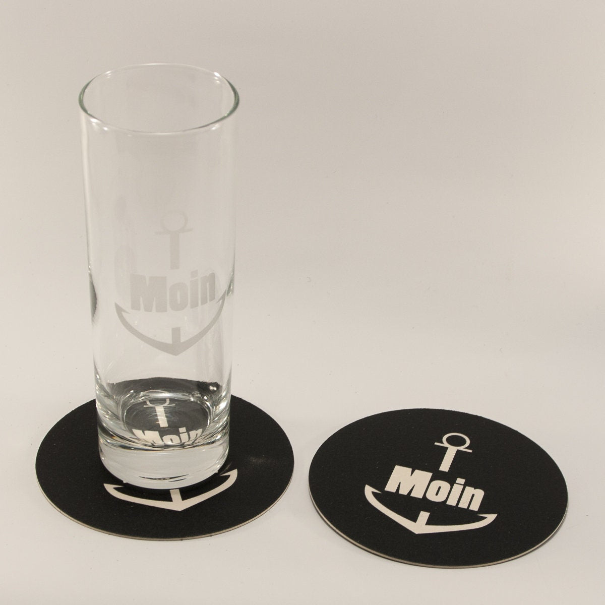 Original Bierdeckel Anker Moin! 6er Paket