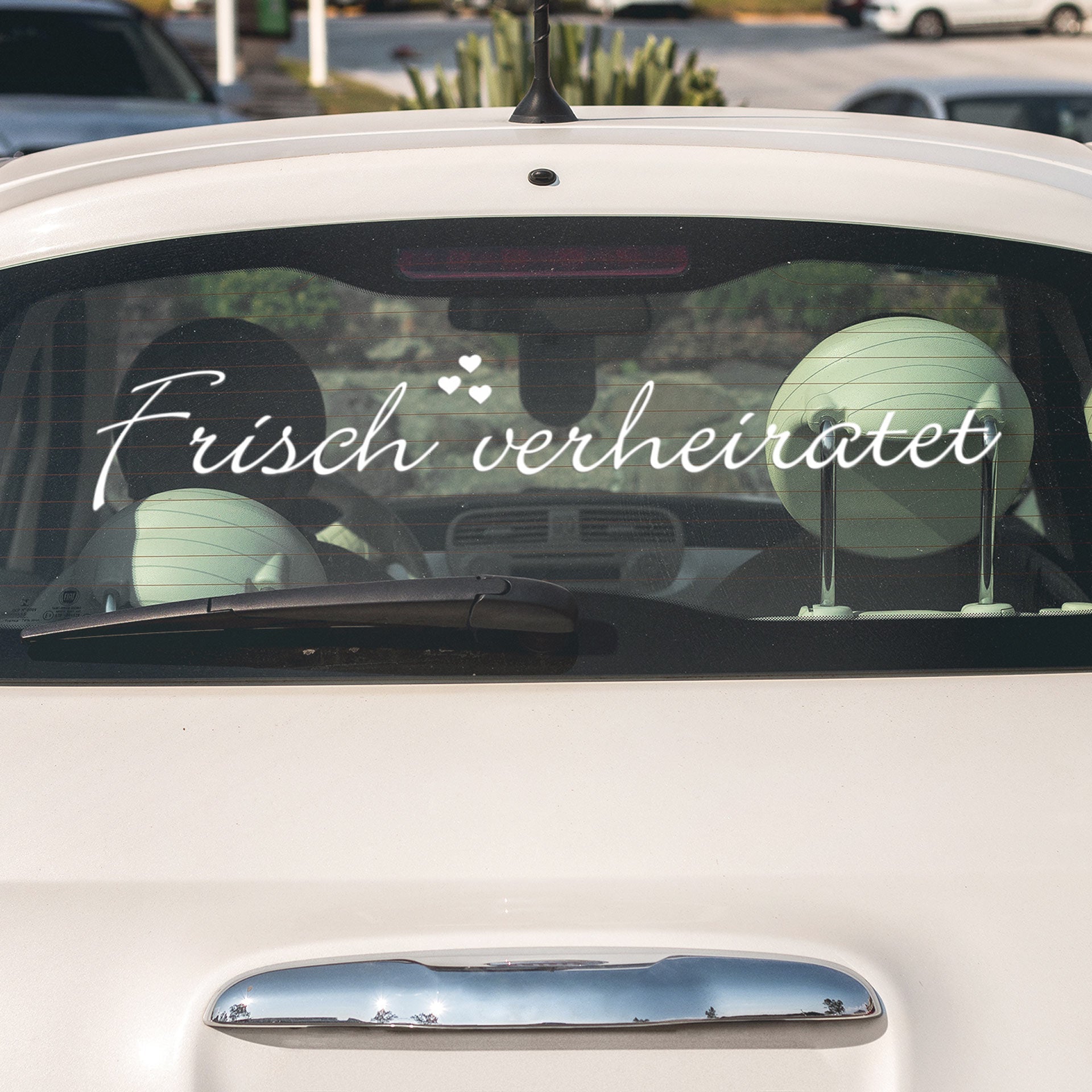 Hochzeitsauto-Aufkleber – stilvoll & persönlich