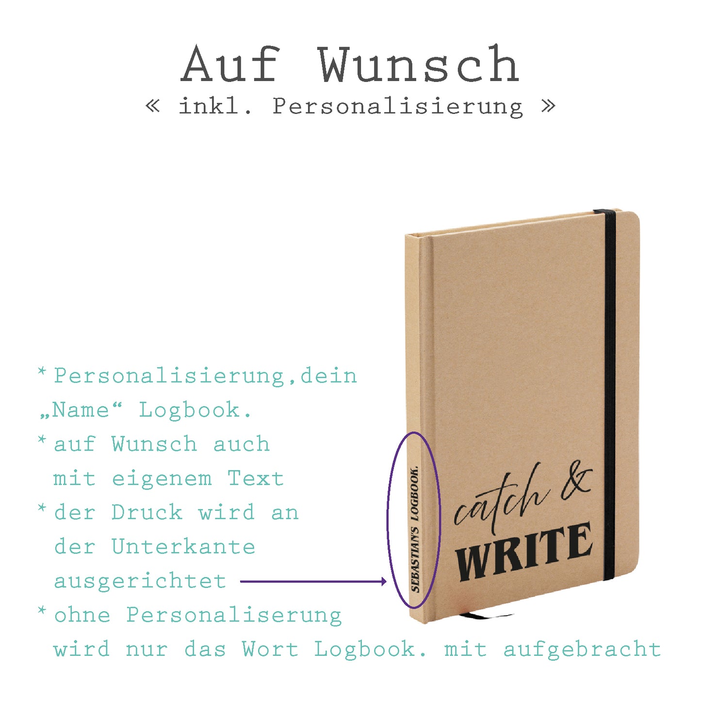 Notizbuch für Angler – A5 Catch & Write