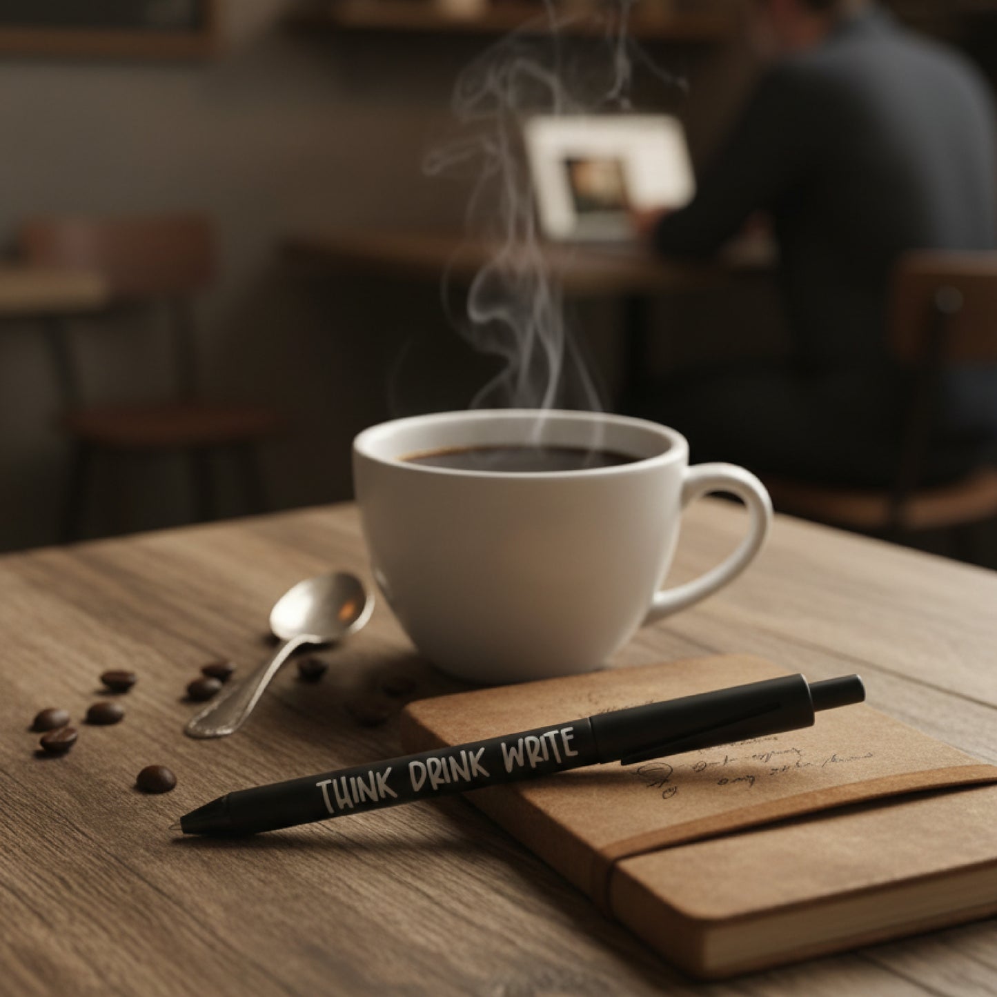 Kaffee Kugelschreiber *Think Drink Write* Coffee Pen
